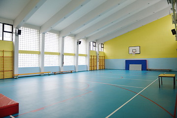 Image showing school gym indoor