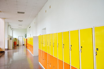 Image showing student lockers