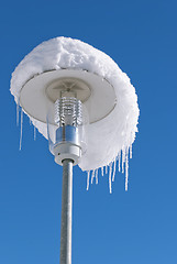 Image showing Winter Street Lamp