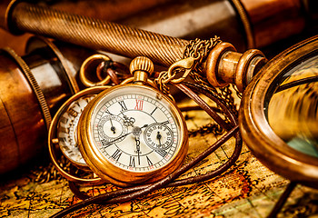 Image showing Vintage pocket watch