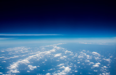 Image showing blue sky with clouds