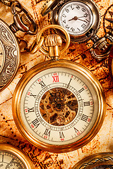 Image showing Vintage pocket watch