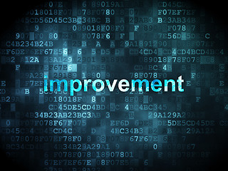 Image showing Business concept: Improvement on digital background