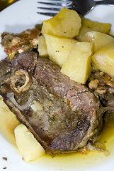 Image showing lamb in the paper greek specialty