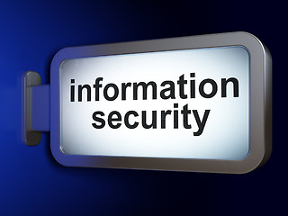 Image showing Privacy concept: Information Security on billboard background