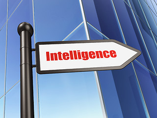 Image showing Education concept: Intelligence on Building background