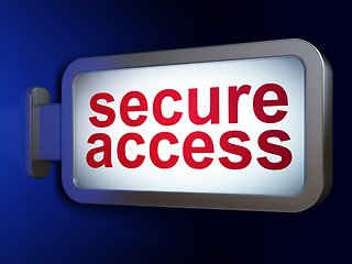 Image showing Security concept: Secure Access on billboard background