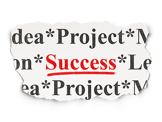 Image showing Business concept: Success on Paper background