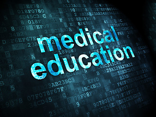 Image showing Education concept: Medical Education on digital background