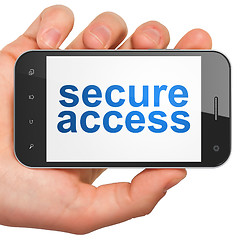 Image showing Privacy concept: Secure Access on smartphone