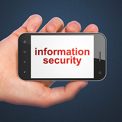 Image showing Safety concept: Information Security on smartphone