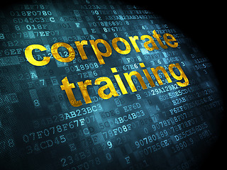 Image showing Education concept: Corporate Training on digital background