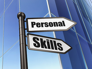 Image showing Education concept: Personal Skills on Building background