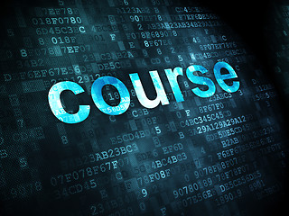 Image showing Education concept: Course on digital background