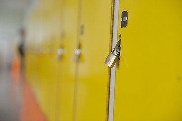 Image showing student lockers