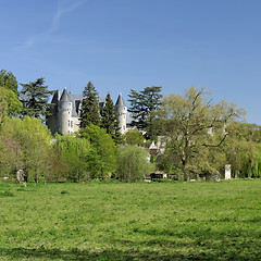 Image showing Montresor castle, Indrois valley, France