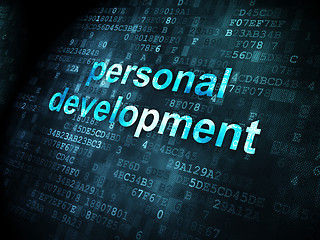 Image showing Education concept: Personal Development on digital background