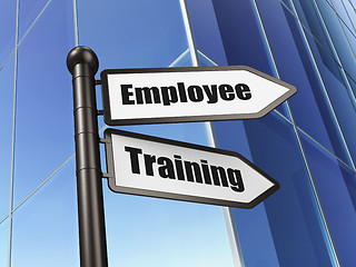 Image showing Education concept: Employee Training on Building background