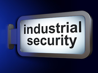 Image showing Safety concept: Industrial Security on billboard background