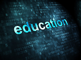 Image showing Education concept: Education on digital background