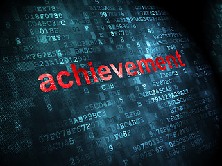 Image showing Education concept: Achievement on digital background