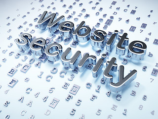 Image showing SEO web design concept: Silver Website Security