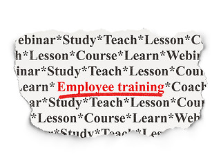 Image showing Education concept: Employee Training on Paper background