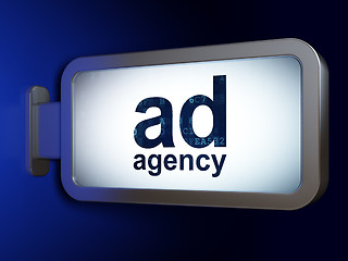 Image showing Marketing concept: Ad Agency on billboard background