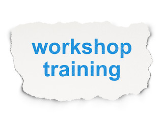 Image showing Education concept: Workshop Training on Paper background