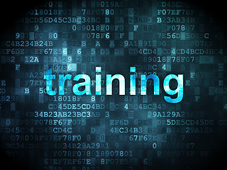 Image showing Education concept: Training on digital background