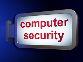 Image showing Security concept: Computer Security on billboard background