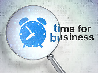 Image showing Alarm Clock and Time for Business