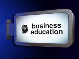 Image showing Education concept: Business Education and Finance Symbol on bill