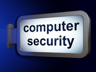 Image showing Security concept: Computer Security on billboard background