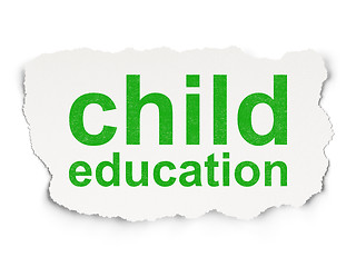 Image showing Education concept: Child Education on Paper background