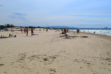 Image showing Beach in Dzhemeta overlooking Anapa.