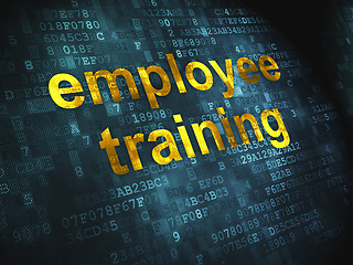 Image showing Education concept: Employee Training on digital background