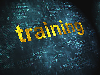 Image showing Education concept: Training on digital background