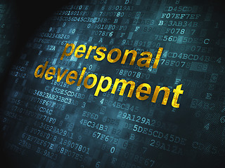 Image showing Education concept: Personal Development on digital background