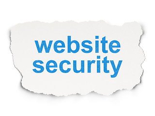 Image showing Security concept: Website Security