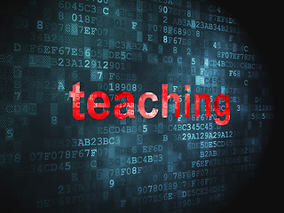 Image showing Education concept: Teaching on digital background