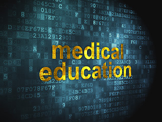 Image showing Education concept: Medical Education on digital background