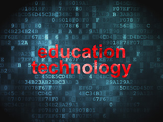 Image showing Education concept: Education Technology on digital background