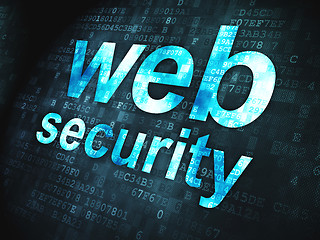 Image showing SEO web design concept: Web Security on digital background