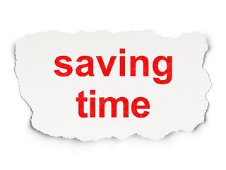 Image showing Time concept: Saving Time