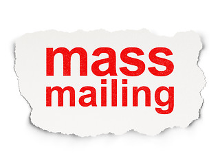 Image showing Advertising concept: Mass Mailing