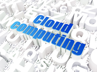 Image showing Cloud computing technology, networking concept: Cloud Computing