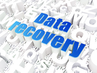 Image showing Information concept: Data Recovery on alphabet