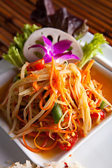 Image showing Som Tum Papaya Salad