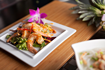 Image showing Thai Shrimp Dish